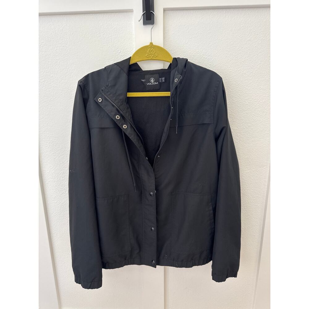Men's Black Volcom Lightweight Jacket Size L